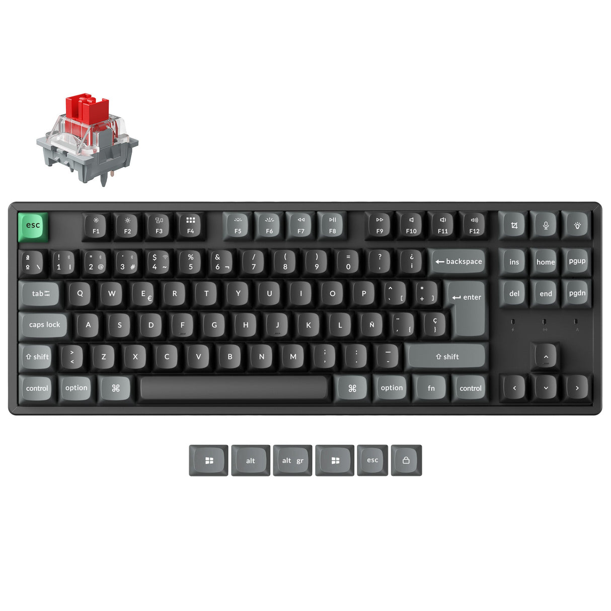 Keychron K8 Ultra 8K Wireless Custom Mechanical Keyboard ISO Layout Collection