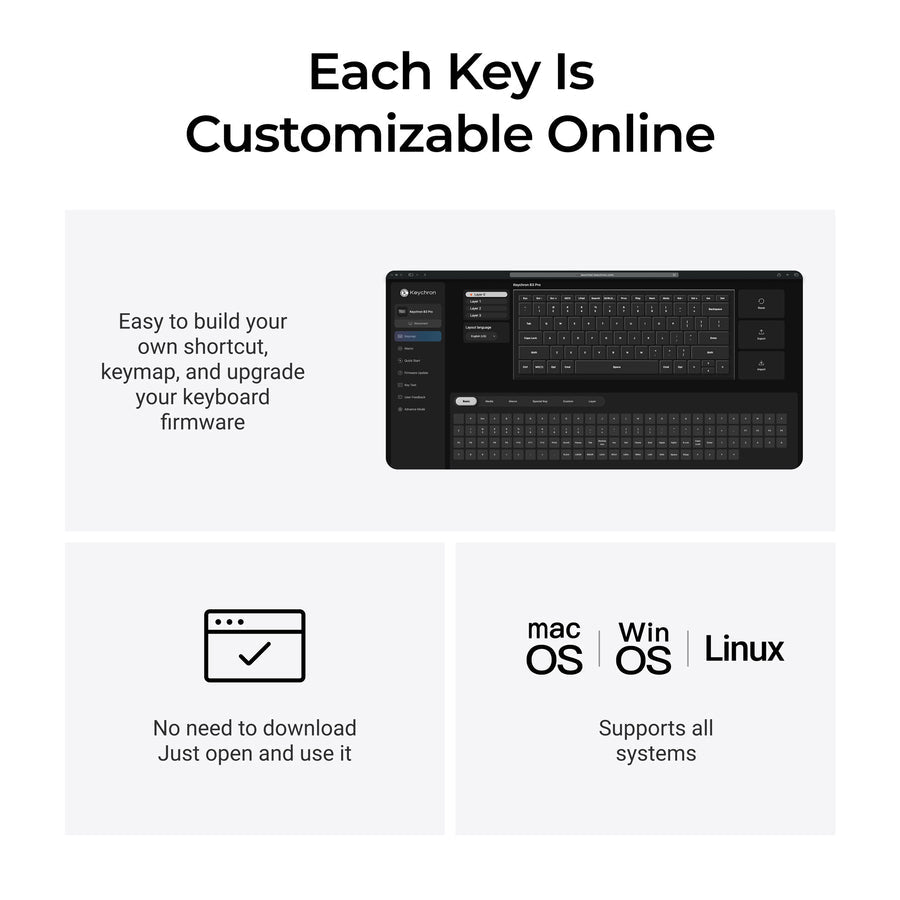 Keychron B3 Pro Ultra-Slim Wireless Keyboard(US ANSI Layout)