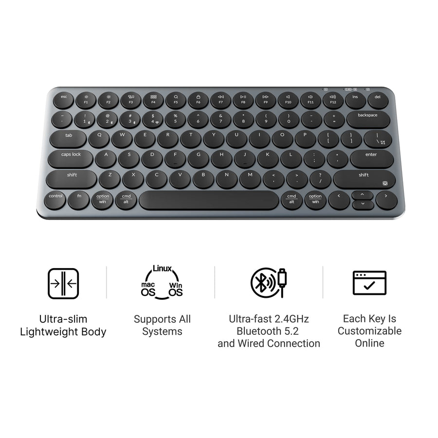 Keychron B3 Pro Ultra-Slim Wireless Keyboard(US ANSI Layout)