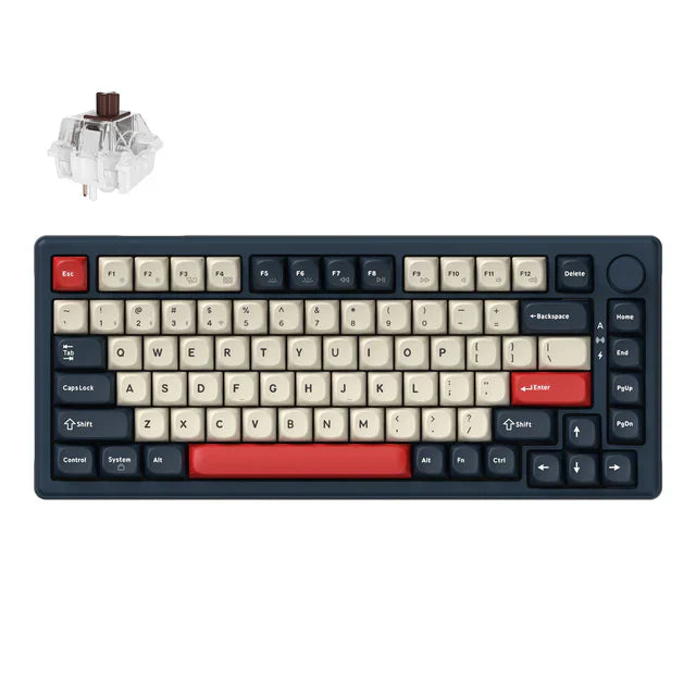 Keychron J2 QMK Wireless Mechanical Keyboard (US ANSI Layout)