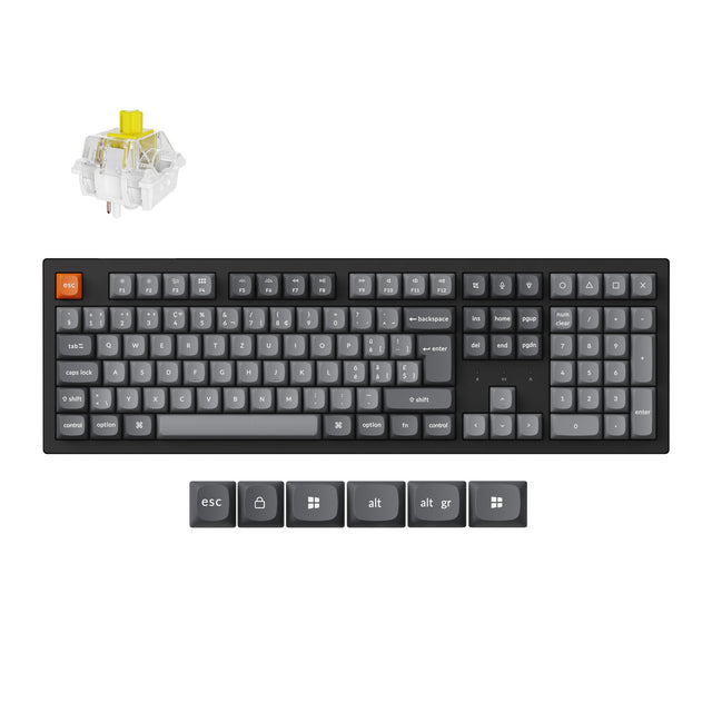 Keychron K10 Max QMK/VIA Wireless Mechanical Keyboard ISO Layout Collection