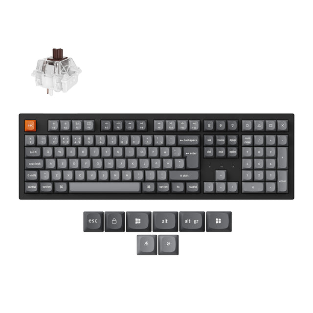 Keychron K10 Max QMK/VIA Wireless Mechanical Keyboard ISO Layout Collection