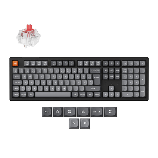 Keychron K10 Max QMK/VIA Wireless Mechanical Keyboard ISO Layout Collection