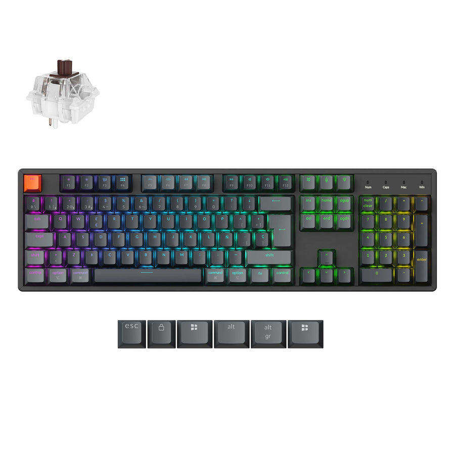 Keychron K10 QMK Wireless Mechanical Keyboard (ISO Layout)- Version 2