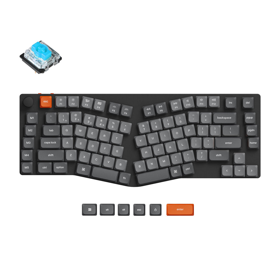 Keychron K15 Max (Alice-Layout) QMK Wireless Custom Mechanical Keyboard