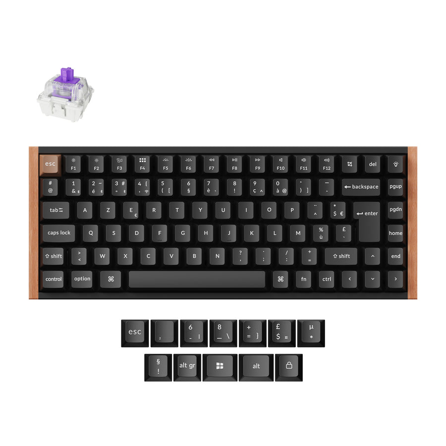 Keychron K2 HE kabellose Custom-Tastatur mit Magnetschaltern, ISO-Layout-Kollektion