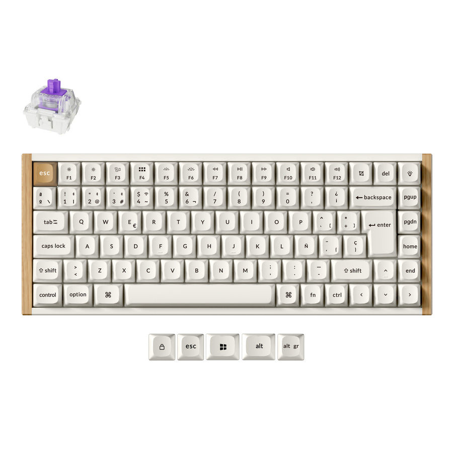 Keychron K2 HE kabellose Custom-Tastatur mit Magnetschaltern, ISO-Layout-Kollektion