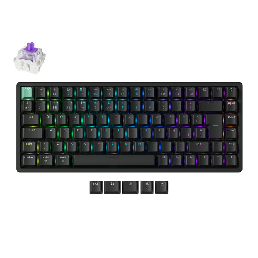 Keychron K2 HE kabellose Custom-Tastatur mit Magnetschaltern, ISO-Layout-Kollektion