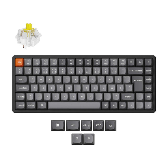 Keychron K2 Max QMK Wireless Mechanical Keyboard ISO Layout Collection