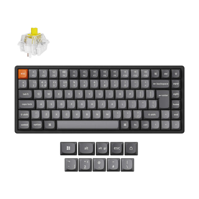 Keychron K2 Max QMK Wireless Mechanical Keyboard ISO Layout Collection