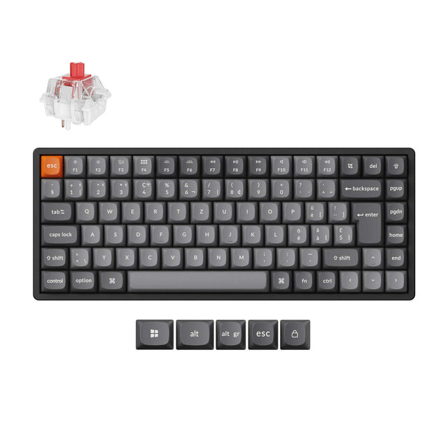 Keychron K2 Max QMK Wireless Mechanical Keyboard ISO Layout Collection