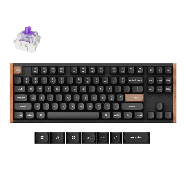 Keychron K8 HE Wireless Magnetic Switch Custom Keyboard (US ANSI Layout)
