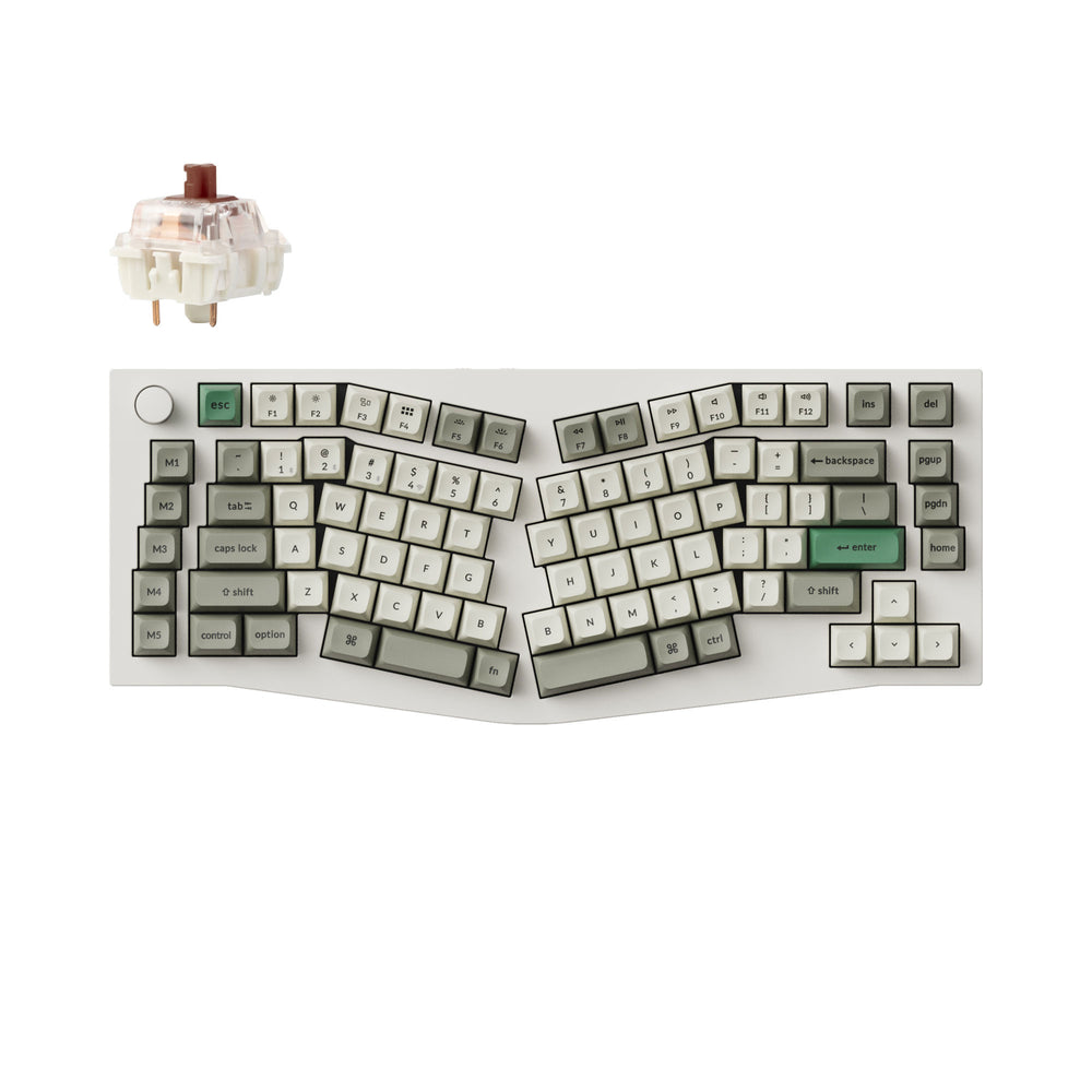 Keychron Q10 Max (Alice-Layout) QMK/VIA kabellose kundenspezifische mechanische Tastatur (US-ANSI-Layout)
