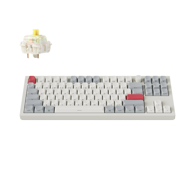 Keychron Q3 Max QMK/VIA kabellose, individuell anpassbare mechanische Tastatur (US ANSI-Layout)