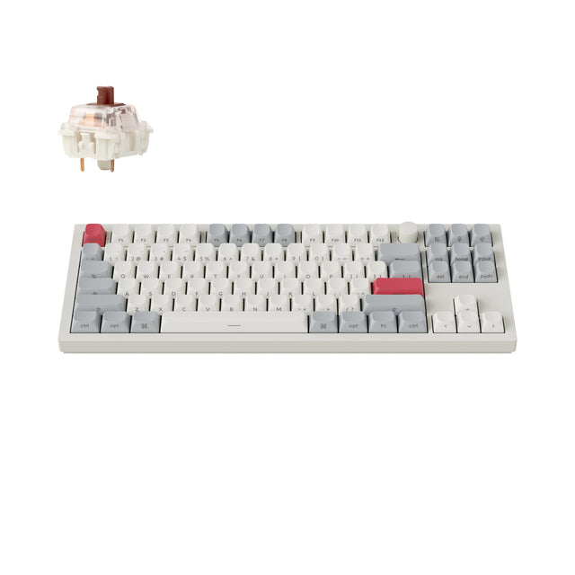 Keychron Q3 Max QMK/VIA kabellose, individuell anpassbare mechanische Tastatur (US ANSI-Layout)