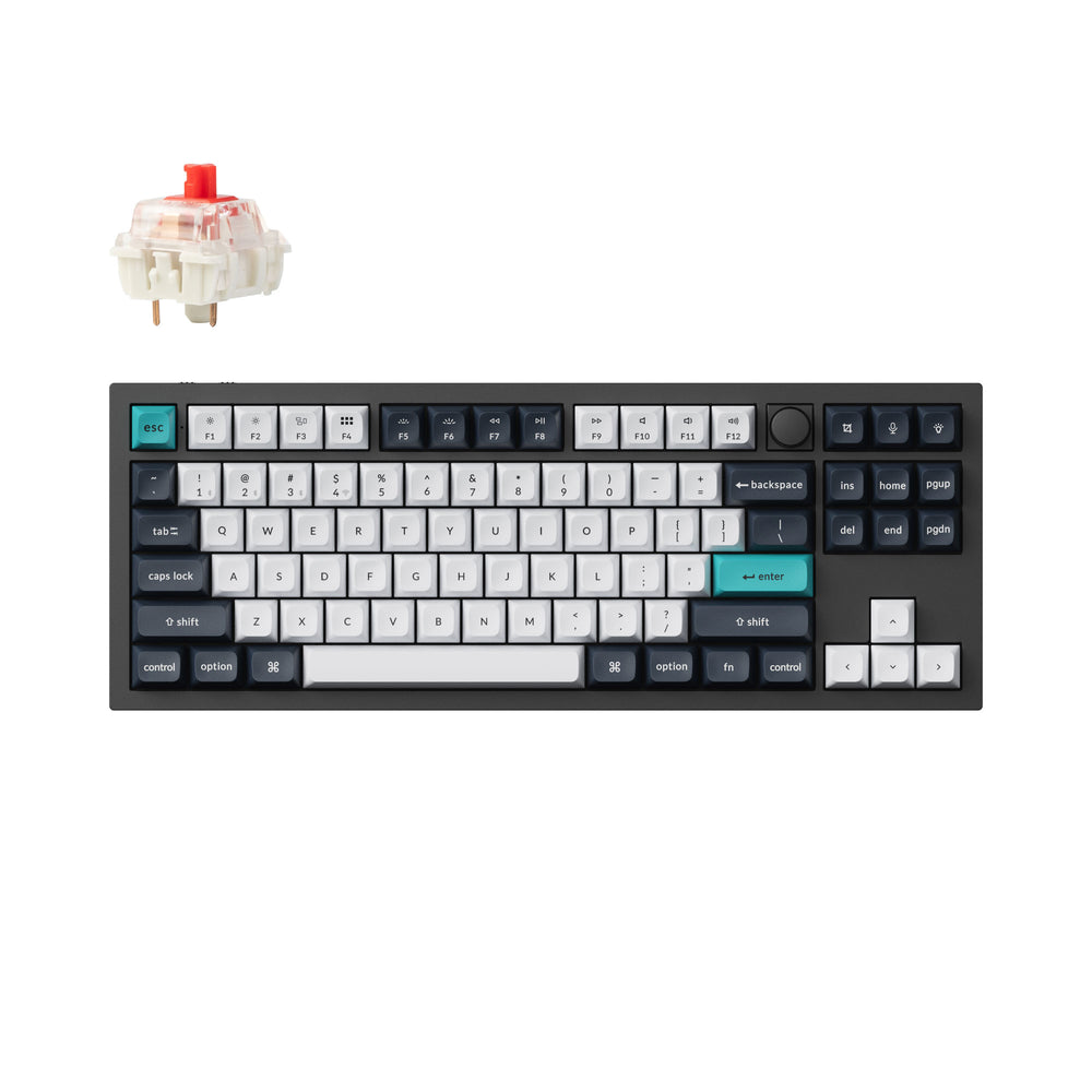 Keychron Q3 Max QMK/VIA kabellose, individuell anpassbare mechanische Tastatur (US ANSI-Layout)