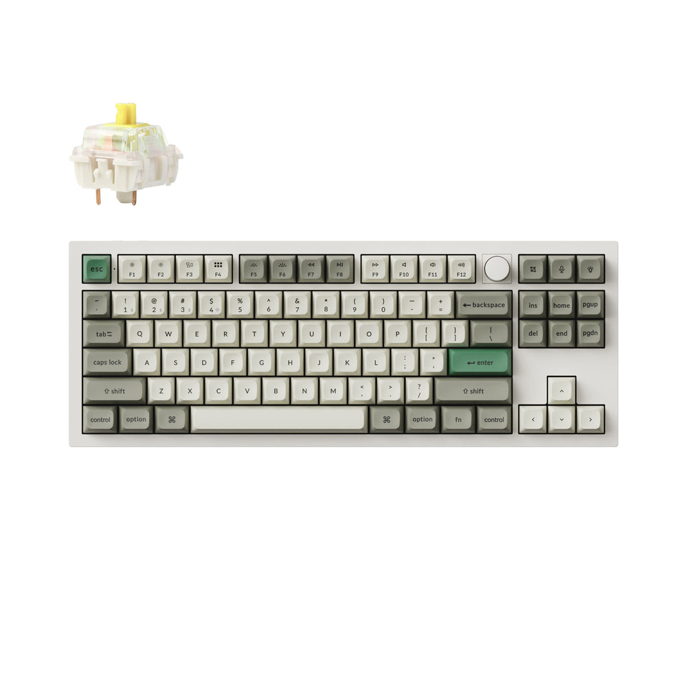Keychron Q3 Max QMK/VIA kabellose, individuell anpassbare mechanische Tastatur (US ANSI-Layout)