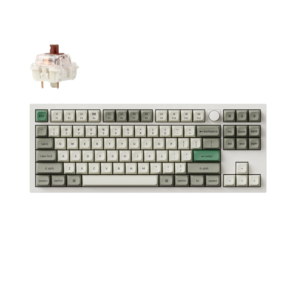 Keychron Q3 Max QMK/VIA kabellose, individuell anpassbare mechanische Tastatur (US ANSI-Layout)