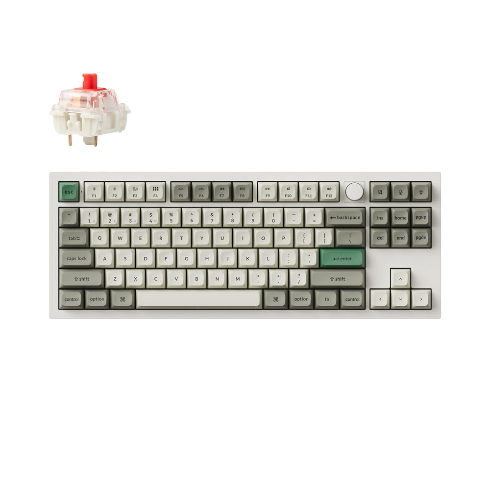 Keychron Q3 Max QMK/VIA kabellose, individuell anpassbare mechanische Tastatur (US ANSI-Layout)