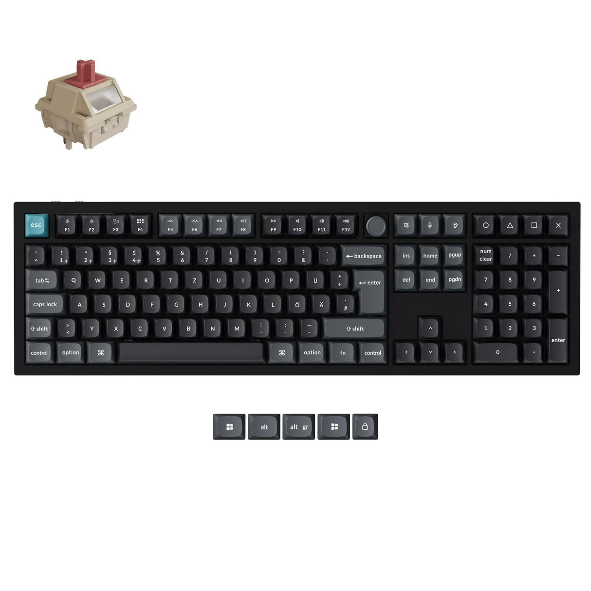 Keychron Q6 Ultra 8K Wireless Custom Mechanical Keyboard (ISO Layout)