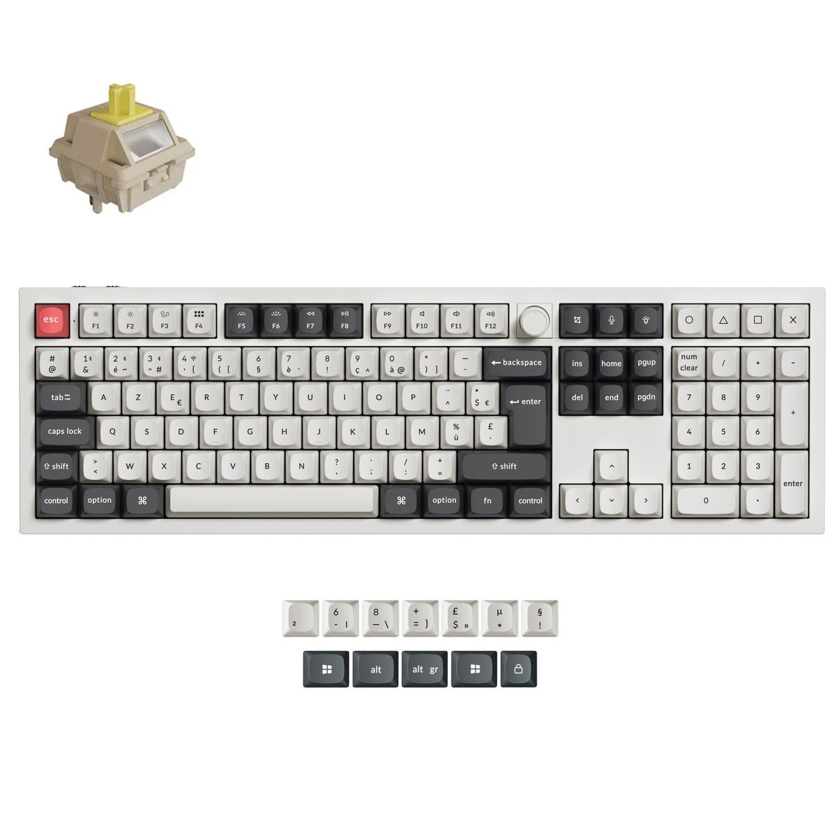 Keychron Q6 Ultra 8K Wireless Custom Mechanical Keyboard (ISO Layout)