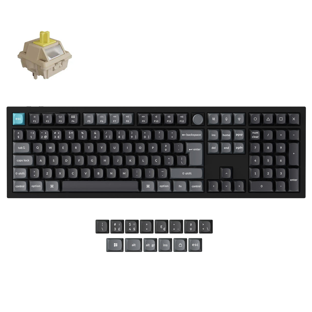 Keychron Q6 Ultra 8K Wireless Custom Mechanical Keyboard (ISO Layout)