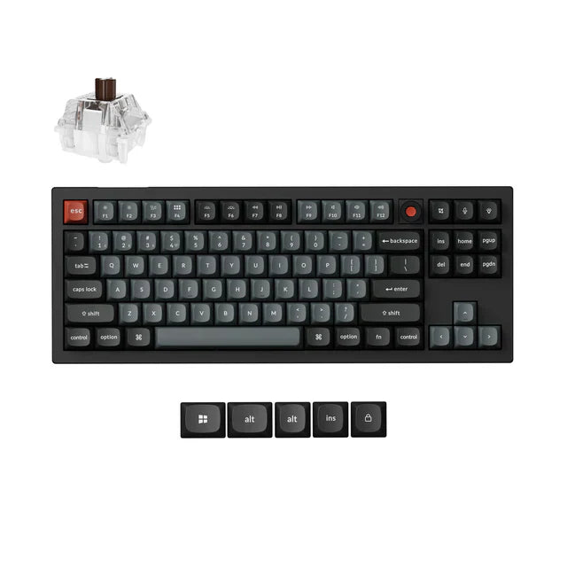 Keychron V3 8K QMK Wired Custom Mechanical Keyboard(ANSI US Layout)
