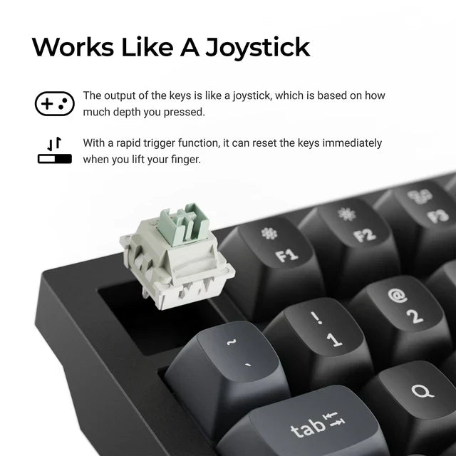 Keychron Q6 HE 8K Magnetic Switch Keyboard(ISO Layout Only Wired Keyboard)