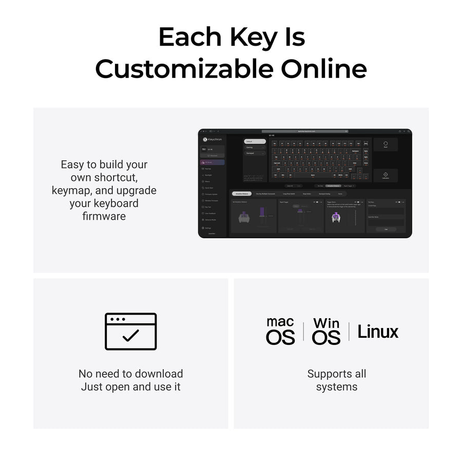 Keychron Q1 HE QMK Wireless Custom Keyboard - Copper Edition(US ANSI Layout)