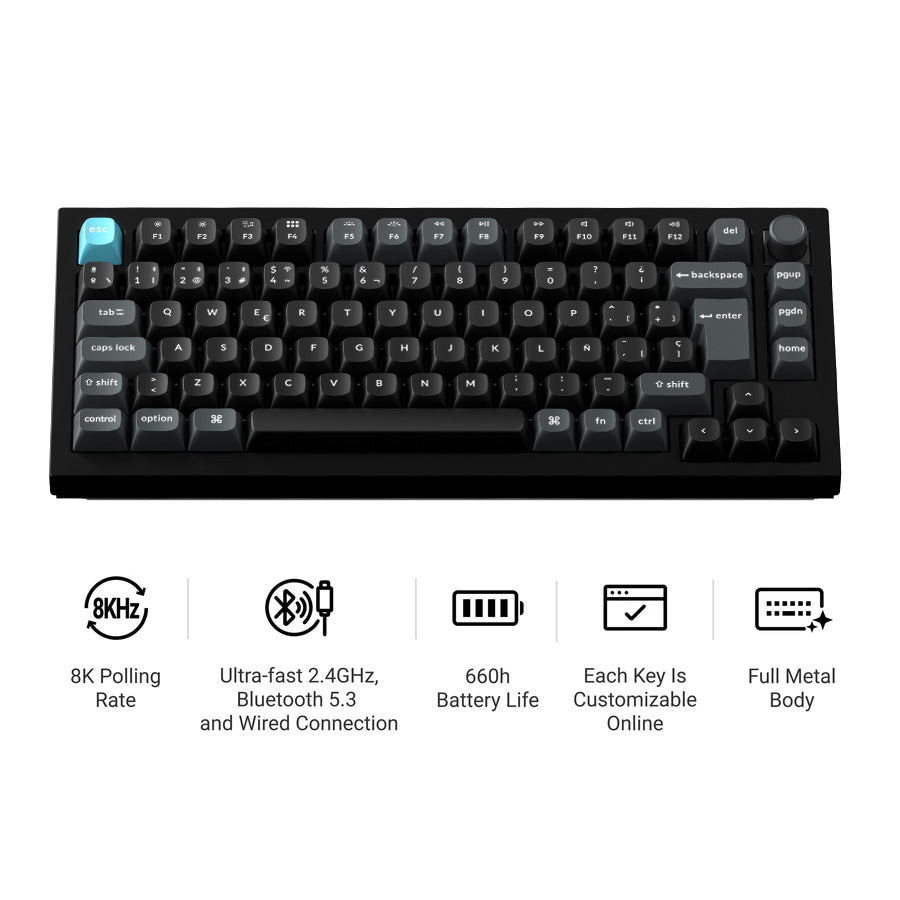 Keychron Q1 Ultra 8K Wireless Custom Mechanical ISO Keyboard