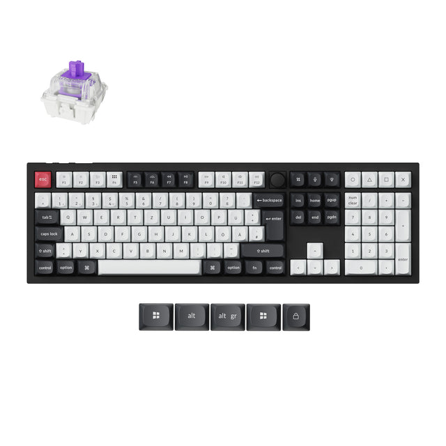 Keychron Q6 HE QMK Wireless Custom Keyboard ISO Layout Collection