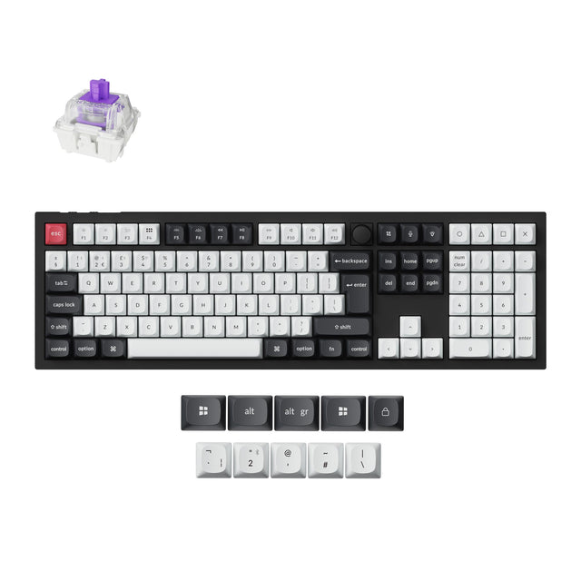 Keychron Q6 HE QMK Wireless Custom Keyboard ISO Layout Collection