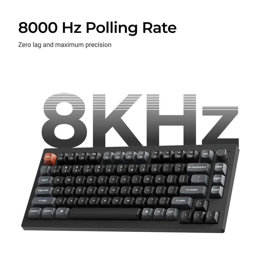 Keychron V1 Ultra 8K Wireless Custom Mechanical Keyboard(US ANSI Layout)