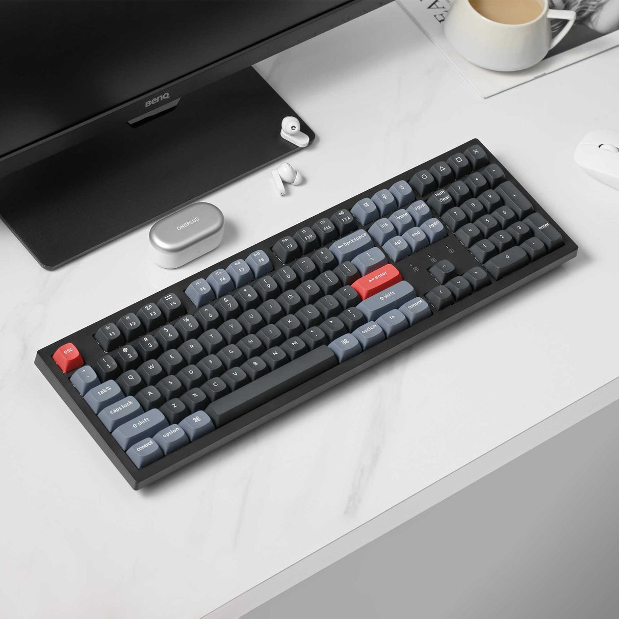 Keychron K10 Pro QMK/VIA kabellose mechanische Tastatur (US-ANSI-Layout)