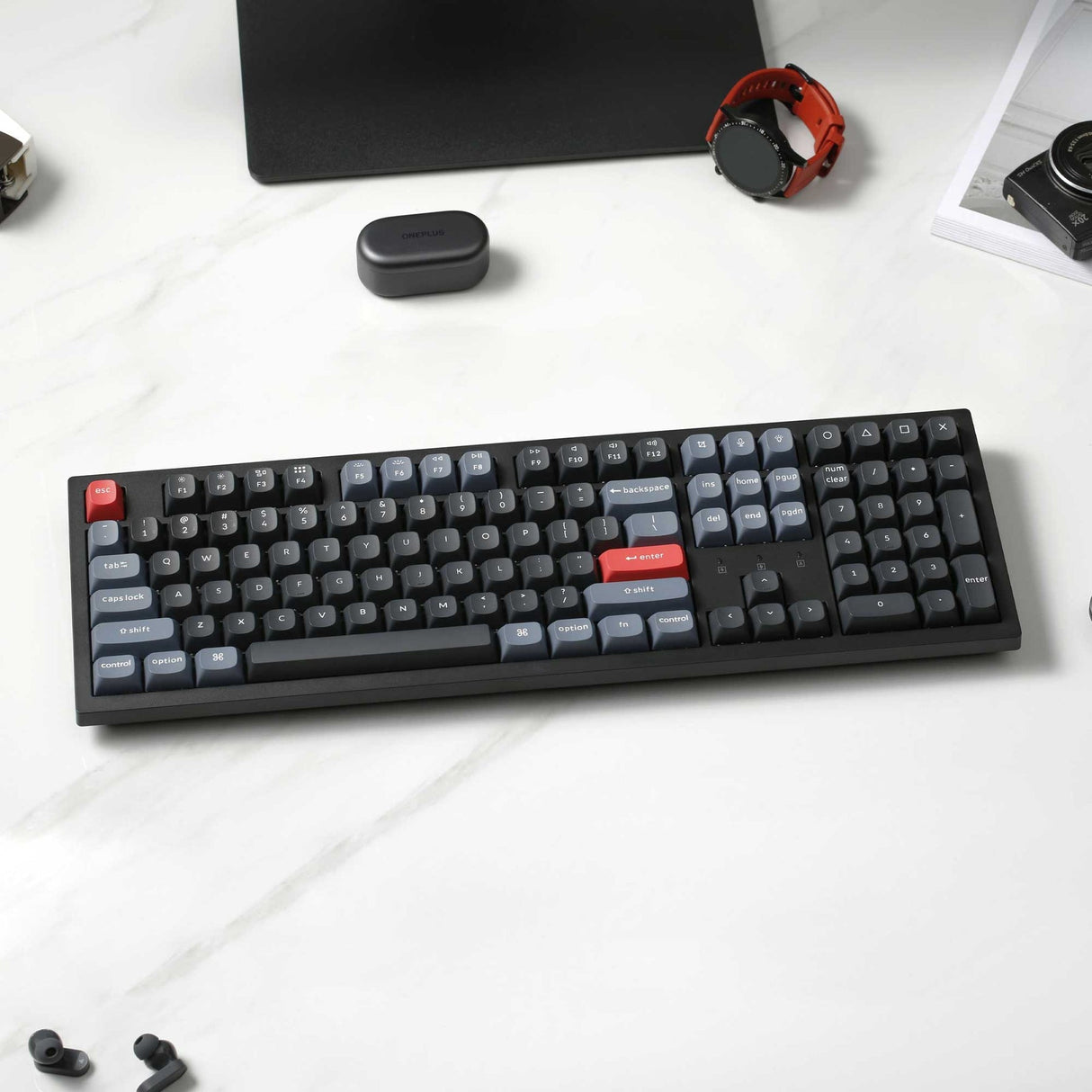 Keychron K10 Pro QMK/VIA kabellose mechanische Tastatur (US-ANSI-Layout)