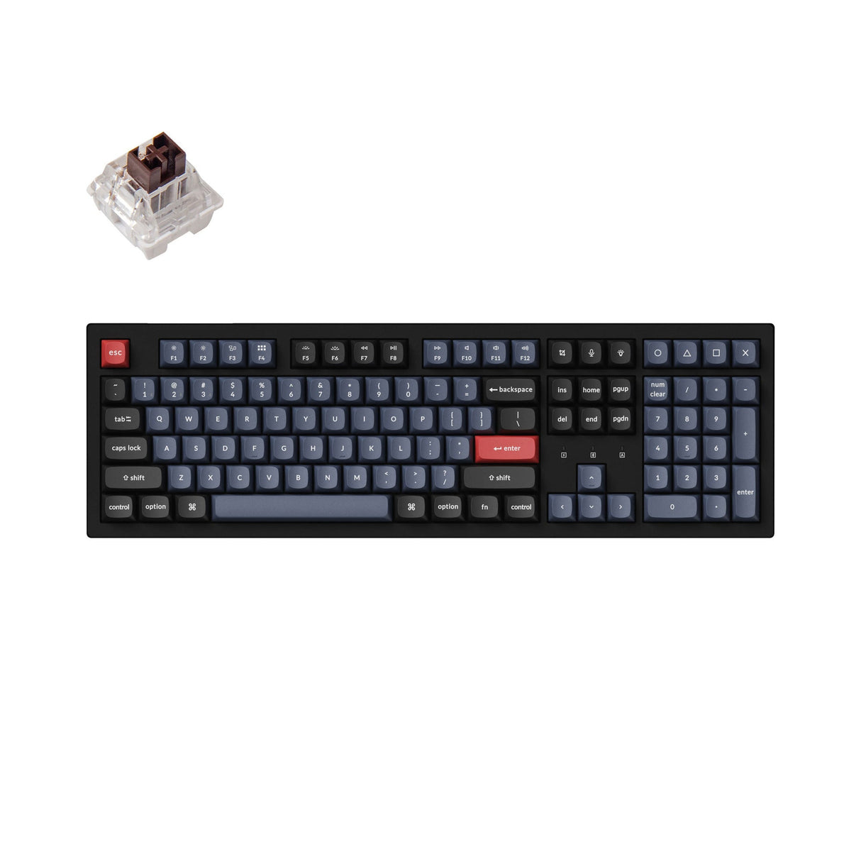 Keychron K10 Pro QMK/VIA kabellose mechanische Tastatur (US-ANSI-Layout)