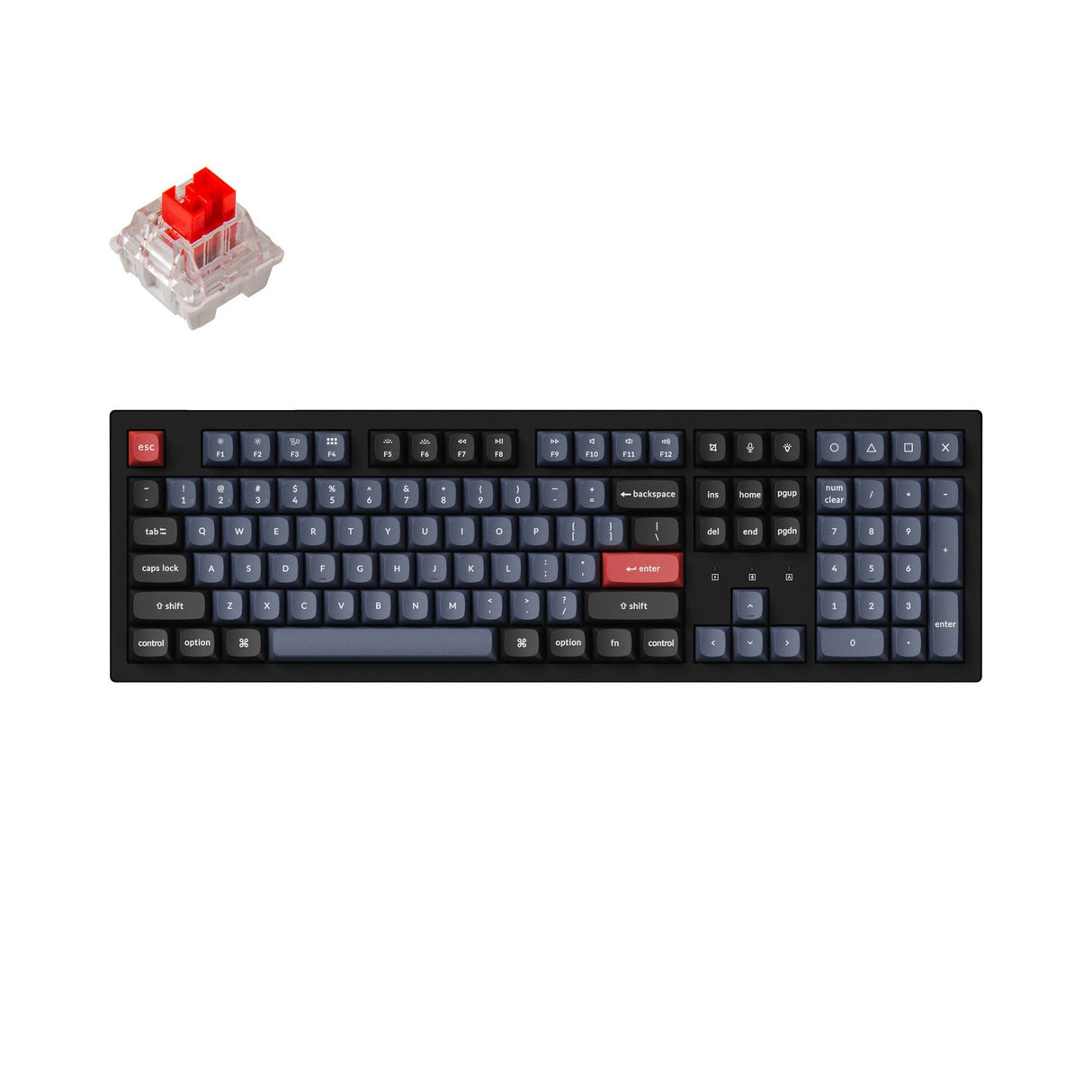 Keychron K10 Pro QMK/VIA kabellose mechanische Tastatur (US-ANSI-Layout)