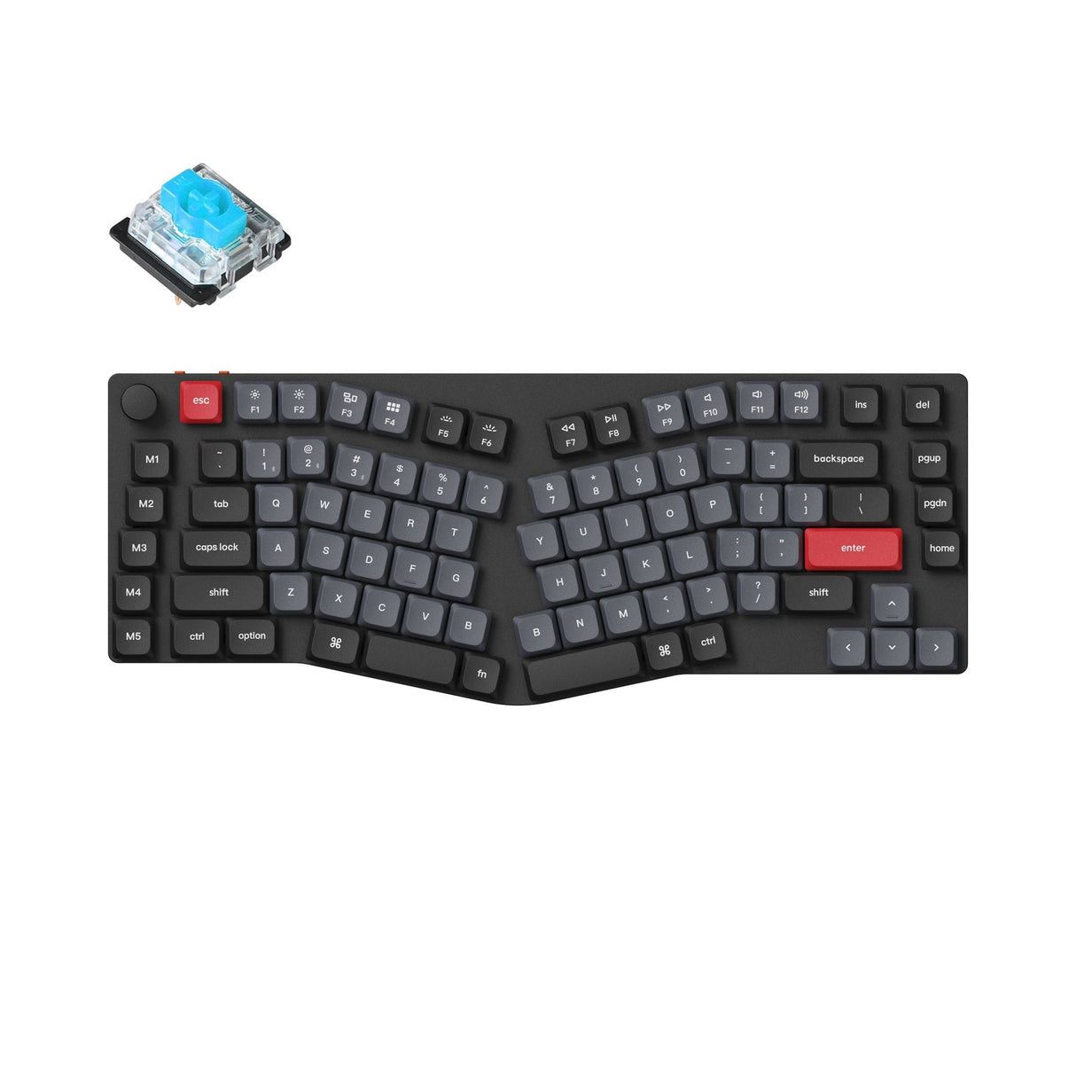 Keychron K15 Pro (Alice-Layout) QMK/VIA Kabellose, benutzerdefinierte mechanische Tastatur (US-Layout)