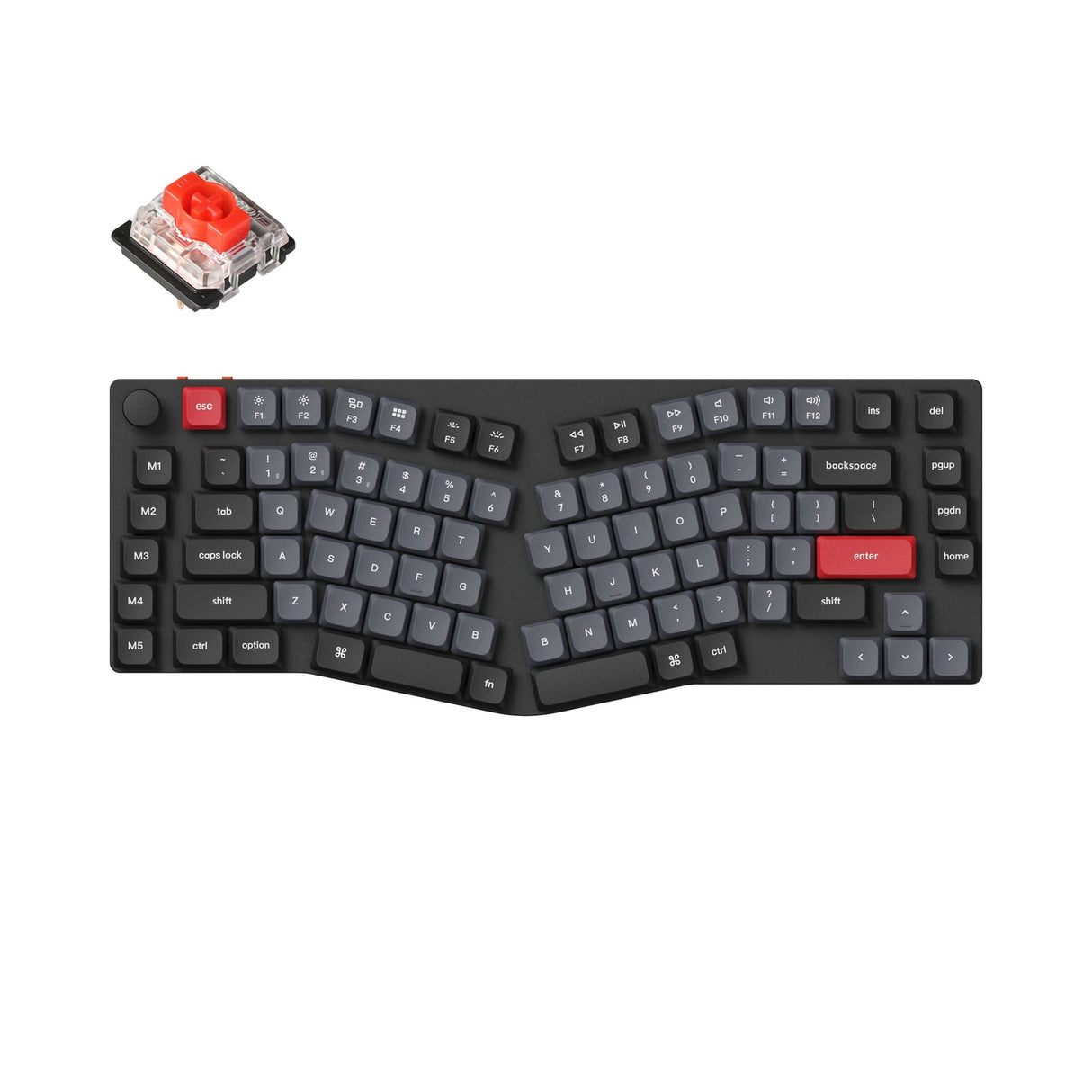 Keychron K15 Pro (Alice-Layout) QMK/VIA Kabellose, benutzerdefinierte mechanische Tastatur (US-Layout)