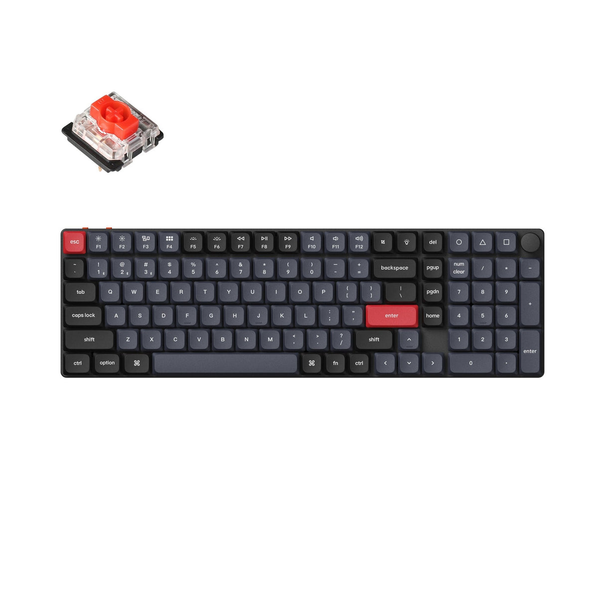 Keychron K17 Pro QMK/VIA Kabellose individuelle mechanische Tastatur (US-Layout)