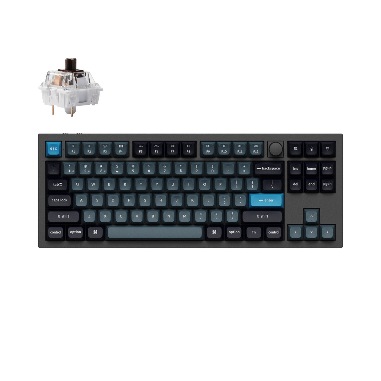 Keychron Q3 Pro QMK/VIA Wireless Custom Mechanical Keyboard (US Layout)