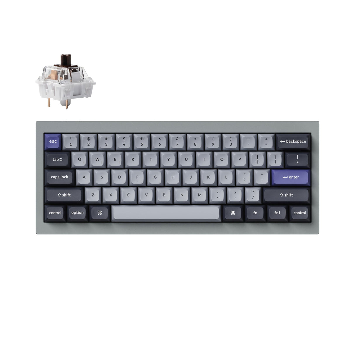 Keychron Q4 Pro QMK/VIA Kabellose, individuell anpassbare mechanische Tastatur - ANSI-Layout