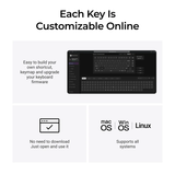 Keychron V1 Ultra 8K Wireless Custom Mechanical Keyboard(US ANSI Layout)