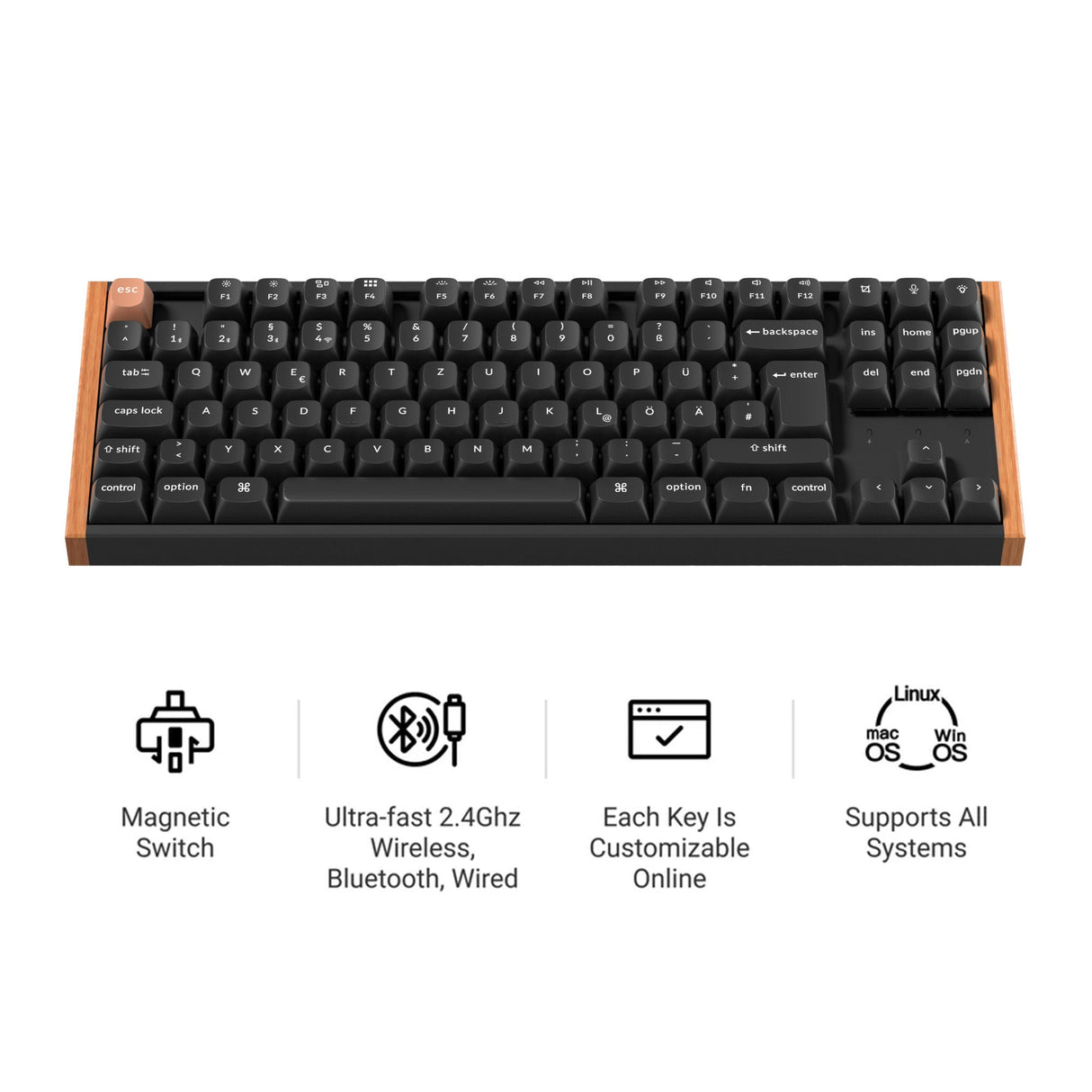 Keychron K8 HE Wireless Magnetic Switch Custom Keyboard ISO Layout Collection