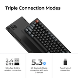 Keychron V5 Ultra 8K Wireless Custom Mechanical Keyboard(US ANSI Layout)