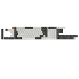ISO-Layout Profil Dye-Sub PBT Tastenkappen-Komplettset – Schwarz und Weiß