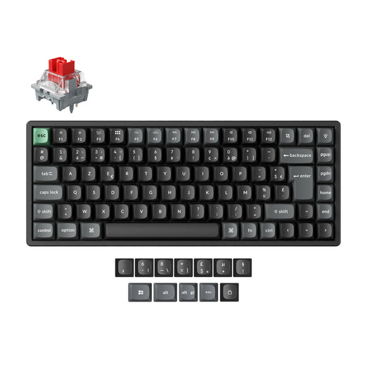 Keychron K2 Ultra 8K Wireless Custom Mechanical Keyboard ISO Layout Collection