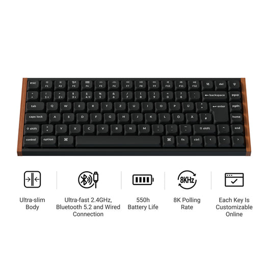 Keychron K3 Ultra 8K Wireless Custom Mechanical Keyboard ISO Layout Collection