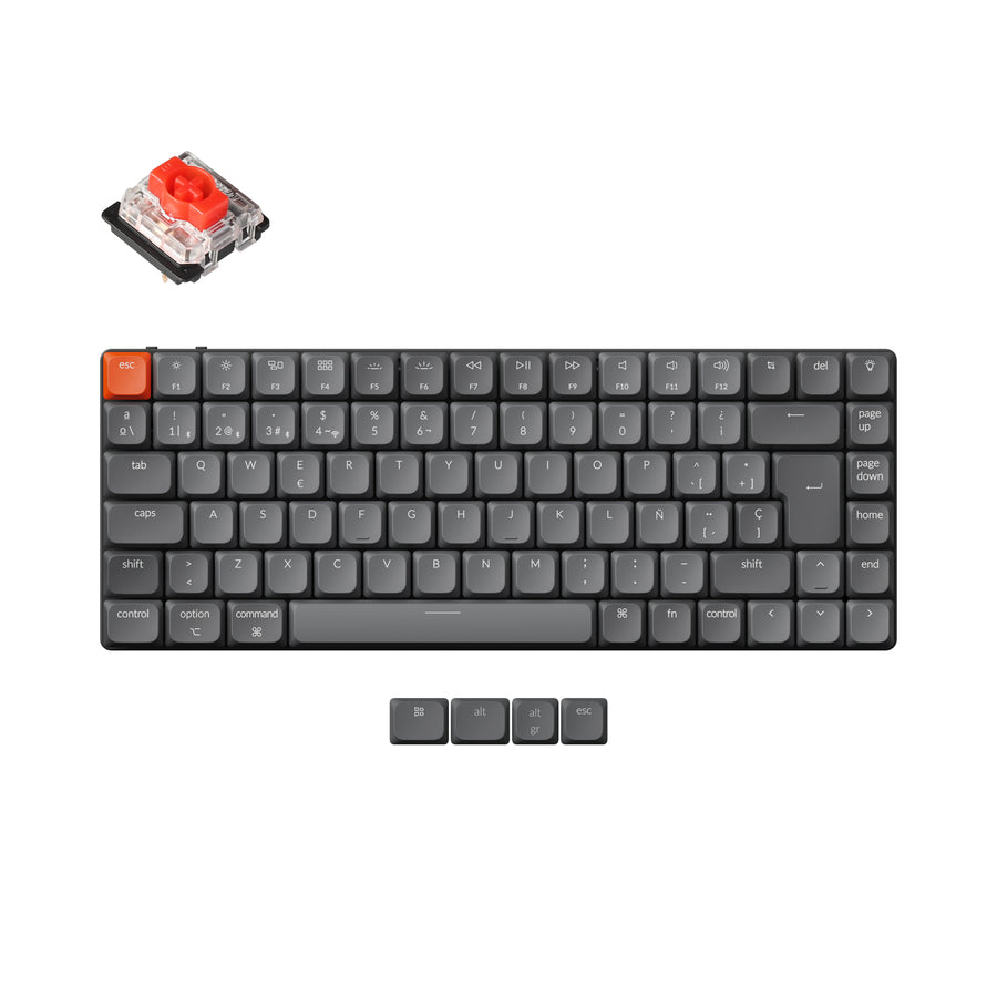 Keychron K3 Max QMK/VIA Wireless Custom Mechanical Keyboard ISO-Layout-Sammlung