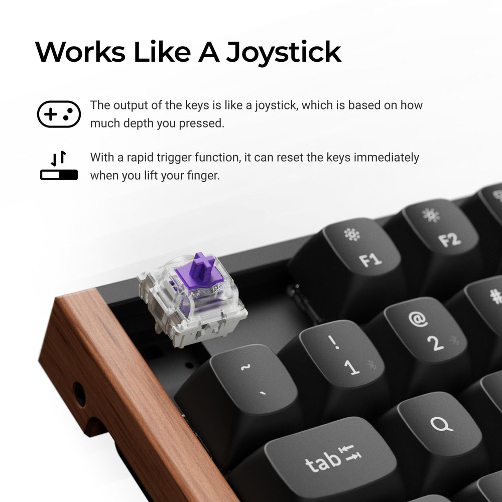 Keychron K8 HE Wireless Magnetic Switch Custom Keyboard ISO Layout Collection